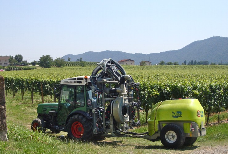 Sprayer-Espalier vineyards-Multi-wire-Power Multirow A Doppia Calata Centralelt 1000 - Lt 1500 - Lt 2000